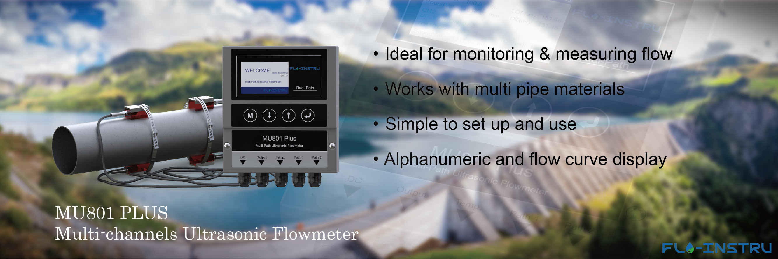 کیفیت اندازه گيري جريان فوق صوتي با چسب کارخانه